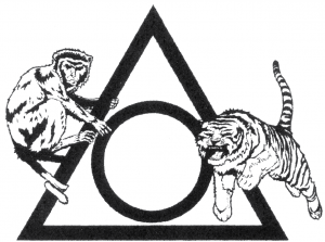 Raja Monyet Logo Pencak Silat Pertempuran